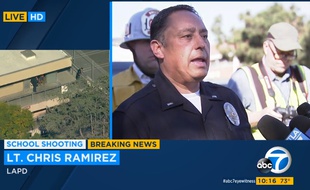 Une fusillade dans un collège de Los Angeles a fait cinq blessés dont un dans un état critique, le 1er février 2018.