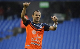 Le capitaine montpelliérain Vitorino Hilton après une victoire contre Caen (1-0), le 19 avril 2015.