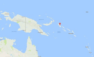 L'île de Bougainville en Papouasie-Nouvelle-Guinée, près de laquelle s'est produit le séisme dimanche 22 janvier.