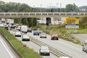 Une portion d'autoroute à Lille (illustration).