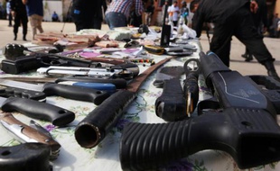 Une saisie d'armes (image d'illustration).