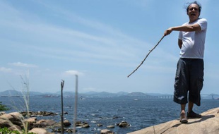 L'écologiste brésilien Sergio Ricardo à Rio le 13 novembre 2015