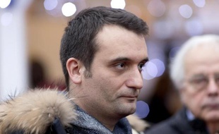 Le vice-président du Front national, Florian Philippot, le 22 décembre 2014 à Paris