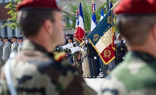 Ceremonies militaires du 14 juillet 2011 à Montauban avec le 17eme Regiment du Genie Parachutiste de la Caserne Doumerc.