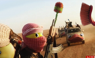 Sur le site 4Chan, les Internautes remplacent les visages des combattants de Daesh par des têtes de canards.