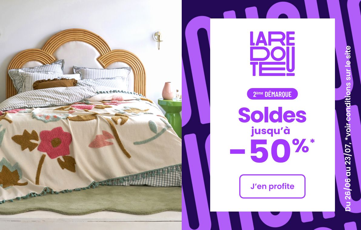 La Redoute intensifie les soldes jusqu'à - 50 %* sur ses produits stars