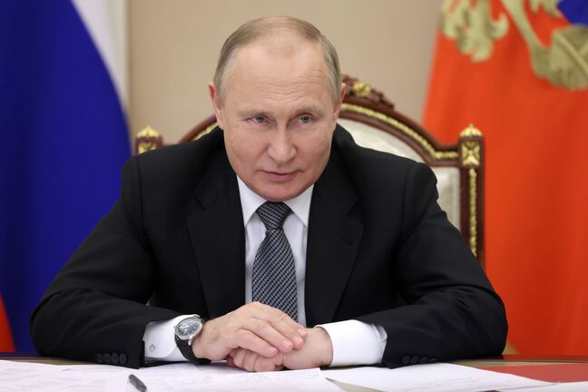 Le président russe Vladimir Poutine, à Moscou en Russie, le 21 juin 2022. 