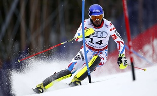 Jean-Baptiste Grange au slalom des Mondiaux de Beaver Creek le 15 février 2015.