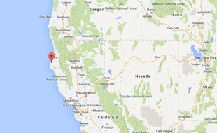 Google Map de Ferndale, Californie.