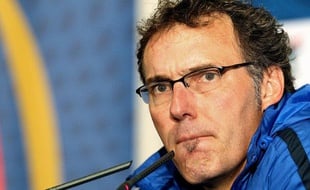 Laurent Blanc, le sélectionneur de l'équipe de France, le 1er juin 2012, à Reims.