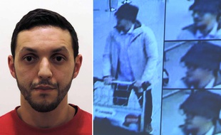 Mohamed Abrini. AFP PHOTO / BELGIAN FEDERAL POLICE.