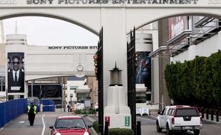 L'entrée des studios Sony Pictures Entertainement à Los Angeles (ici, en décembre 2014).