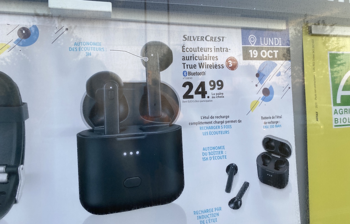 Ecouteurs 100 sans fil à 24,99 euros chez Lidl ce qu'il faut vraiment