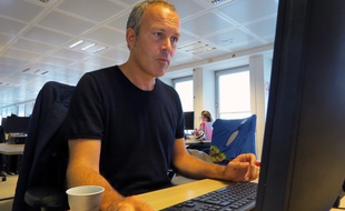 Le dessinateur ZEP en chat à la rédaction de 20 Minutes, le 27 août 2015.