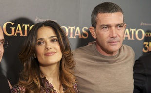 Salma Hayek et Antonio Banderas en 2011.