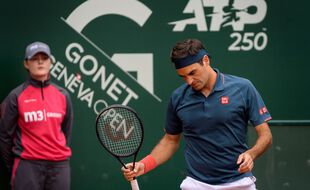 Roger Federer s'est incliné d'entrée au tournoi de Genève face à l'Espagnol Pablo Andujar, ce mardi.
