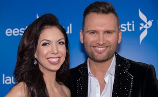 Laura et Koit Toome, candidats de l'Estonie à l'Eurovision 2017.