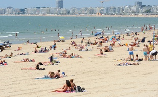 La plage de Pornichet