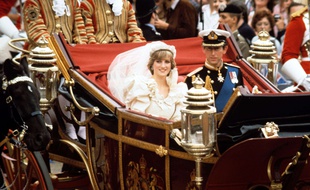 Diana et Charles pour leur mariage le 29 juillet 1981