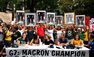 Manifestation à Bayonne