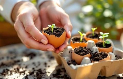Ce déchet oublié devient l’allié zéro déchet pour lancer les semis d’été : finis les pots en plastique !