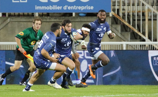 Alexis Palisson lors de l'écrasante victoire de Colomiers sur Soyaux-Angoulême en Pro D2 (53-11), le 16 octobre 2020.