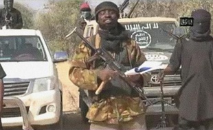 Capture d'écran d'une vidéo diffusée par Boko Haram le 20 janvier 2015, montrant le leader du groupe islamiste Abubakar Shekau