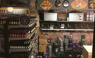 Un dépôt de boissons (illustration).