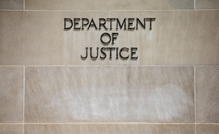 Le département américaine de la Justice, à Washington (illustration).