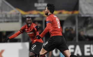 Clément Grenier a délivré le Stade Rennais en deuxième mi-temps d'une splendide frappe enroulée.
