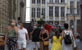 La Grand Place de Bruxelles, le 12 août 2020.