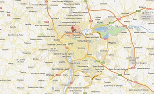 Google Maps de Caluire-et-Cuire (Rhône).
