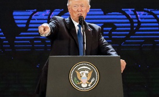 Donald Trump en déplacement à Danang, au Vietnam