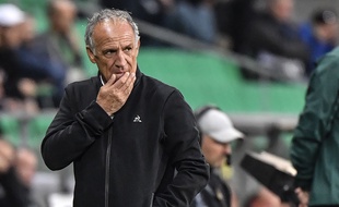 Ghislain Printant, ce jeudi lors du match de Ligue Europa contre Wolfsburg. PHILIPPE DESMAZES