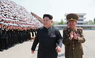 Le 1er mai 2015, Kim Jong Un. /Credit:CHINE NOUVELLE/SIPA