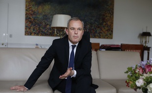 François de Rugy, dans son bureau de la présidence de l'Assemblée, L'Hôtel de Lassay.