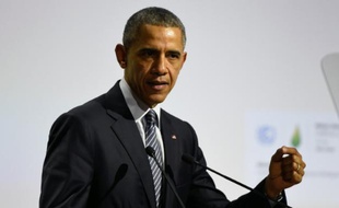 Le président américain Barack Obama le 30 novembre 2015 à Paris