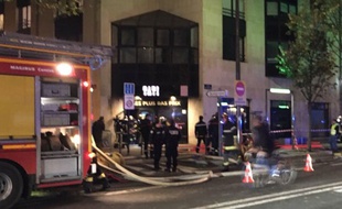 Incendie au magasin tati à Bordeaux le 26 novembre 2015