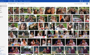 OneDrive ne change ni d'aspect ni d'ergonomie par rapport à SkyDrive mais s'étoffe de nouvelles fonctions.