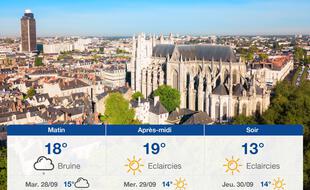 Météo Nantes: Prévisions du lundi 27 septembre 2021