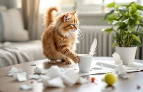 Votre chat devient agressif ou fait des bêtises ? Les clés pour repérer l’ennui et l’occuper efficacement à la maison