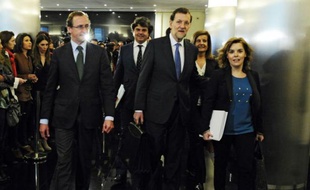 Le chef du gouvernement espagnol Mariano Rajoy a appelé mercredi les dirigeants européens à être "prudents" dans leurs déclarations sur l'Espagne, écartant une nouvelle fois tout besoin d'un plan d'aide, au lendemain de fortes tensions sur les marchés financiers