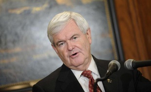 Le candidat à l'investitude républicaine Newt Gingrich.