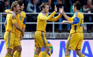 En battant Andorre 6-0, le 14 octobre 2009, l'Ukraine s'offre le droit de disputer les barrages qualificatifs au Mondial 2010.