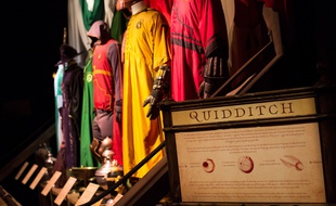 Space dedicated to Quidditch. Exhibition on the characters and the Harry Potter novels themes at the Cite du Cinema. Saint-Denis, FRANCE-02/04/2015./MEIGNEUX_meigneuxB041/Credit:ROMUALD MEIGNEUX/SIPA/1504022103