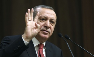 Le président turc Recep Tayyip Erdogan à Ankara, le 12 janvier 2017.
