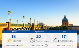 Météo Toulouse: Prévisions du dimanche 9 mai 2021