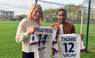 Ada Hegerberg et Elodie Thomis ont prolongé leur contrat à Lyon mardi, à la veille du 8e de finale retour de Ligue des champions face à l'Atlético Madrid.