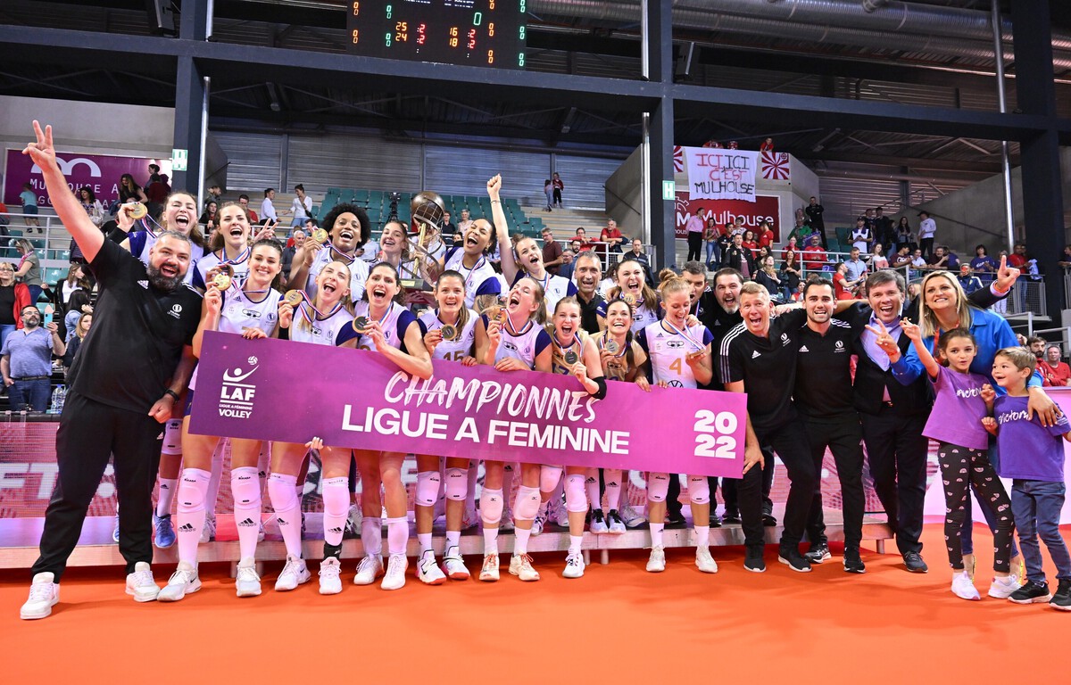 Volley féminin Le remporte son premier titre de champion de France