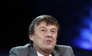 French Environment Minister Nicolas Hulot attends the One Planet Summit, in Boulogne-Billancourt, near Paris, France, Tuesday, Dec. 12, 2017.